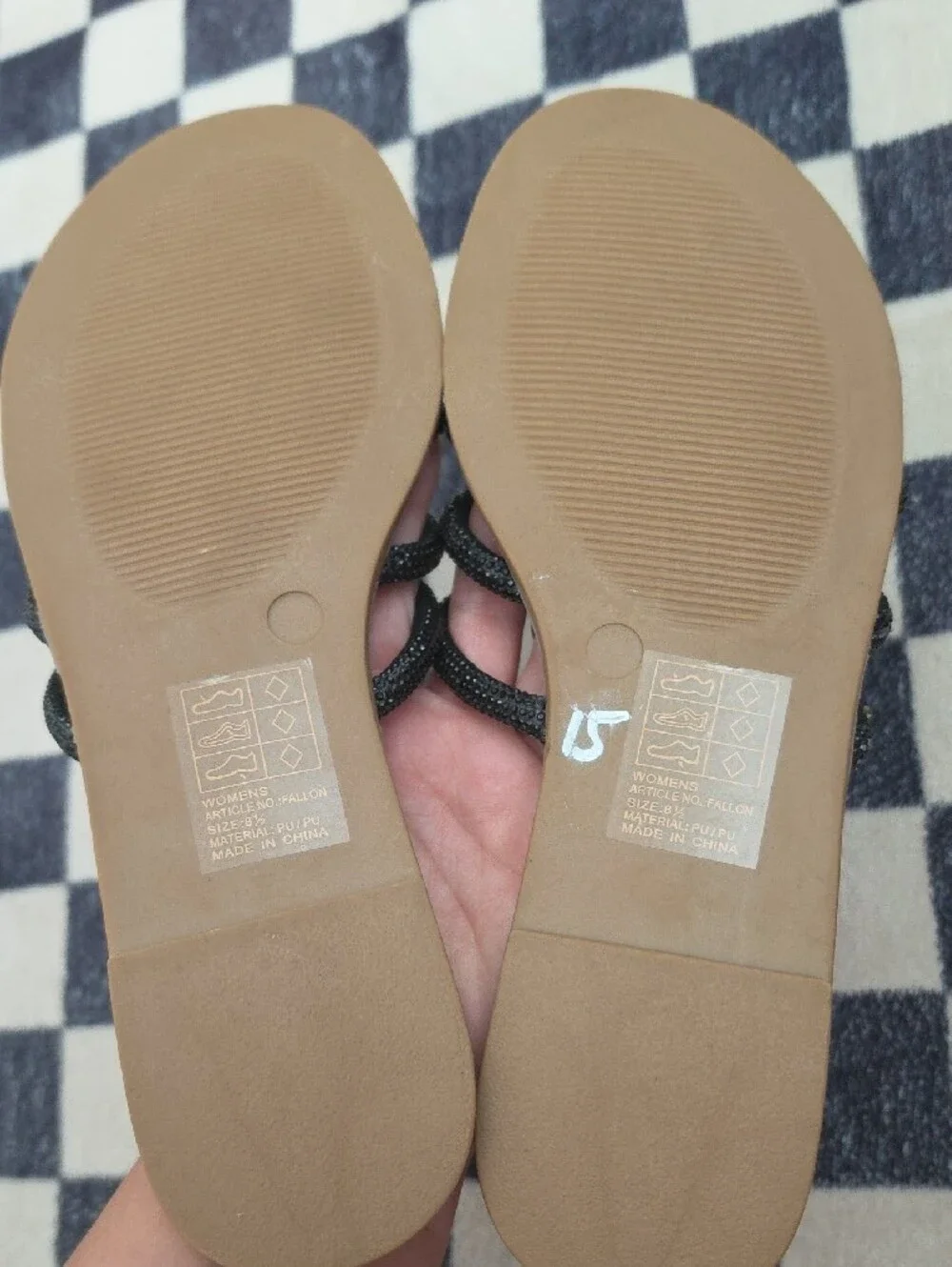 Women's Black Multi-Strap Slide Sandals with Cushioned Footbed